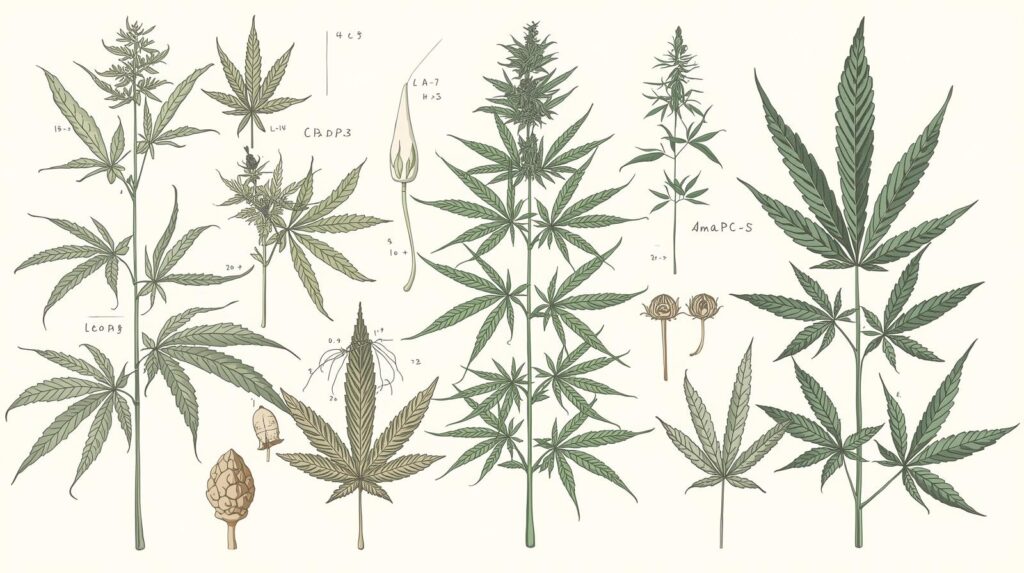Strains of Cannabis